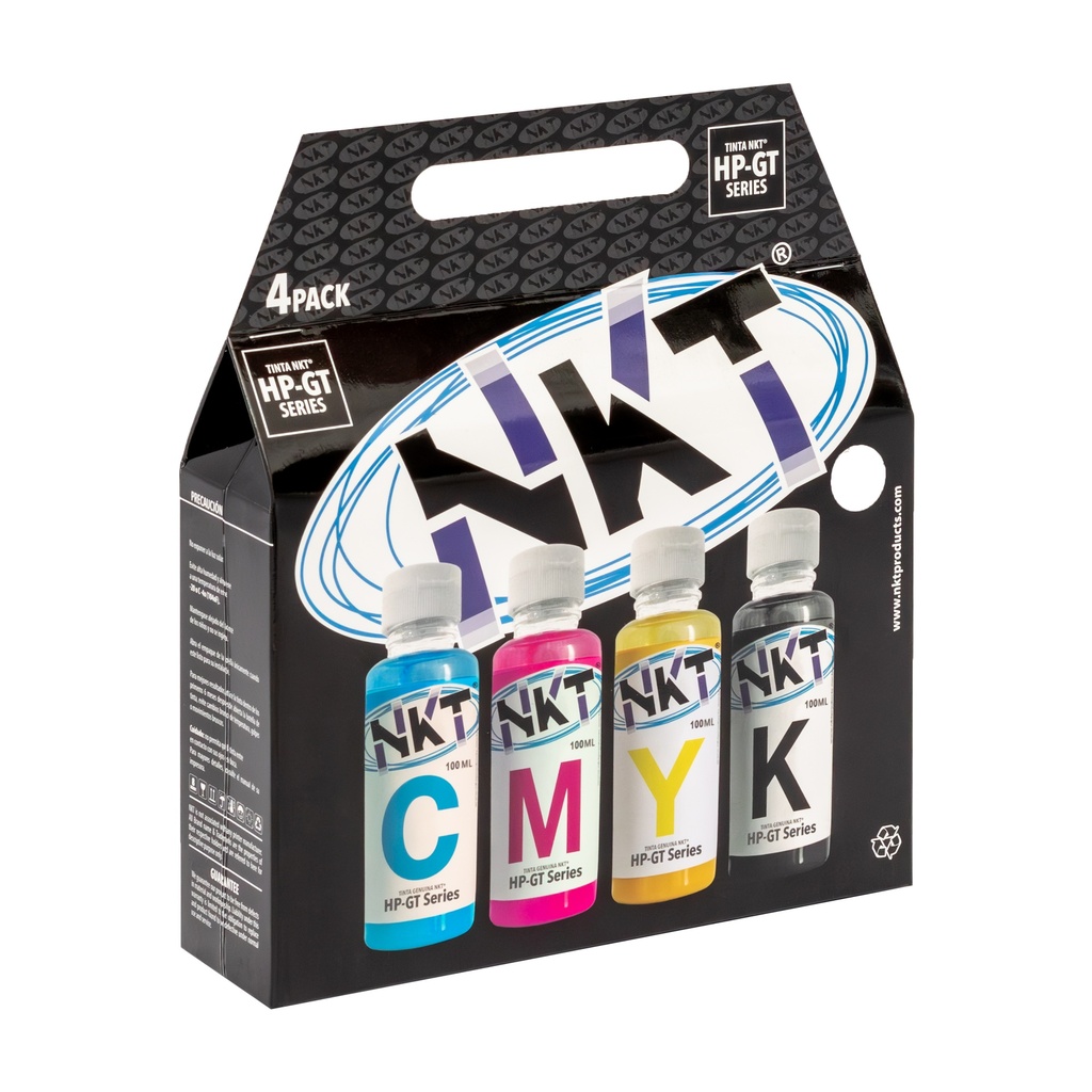 TINTA NKT 100ML 4PACK PARA HP GT SERIES