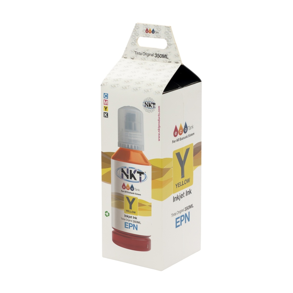 TINTA NKT 350ML YELLOW PARA EPSON 544 SERIES