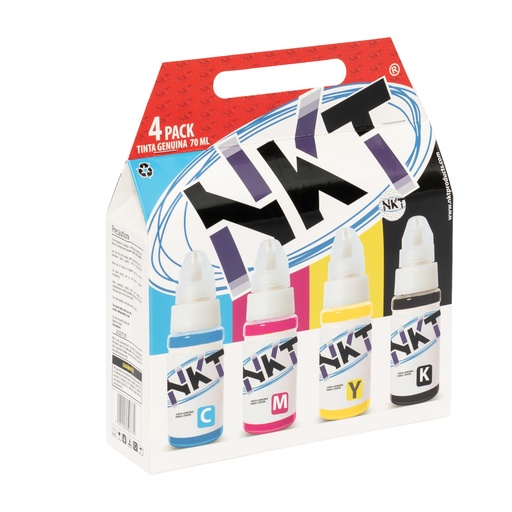 [CANON] TINTA NKT 70ML 4PACK PARA CANON SERIE G